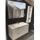 Sanijura Pix'l 90cm blanc + armoire de toilette